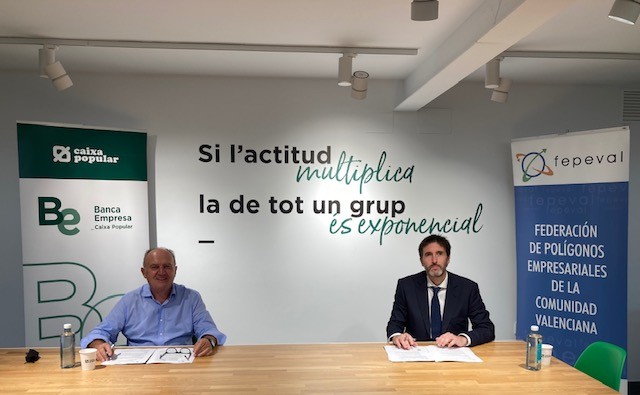 Caixa Popular y Fepeval acuerdan impulsar la actividad empresarial de los polígonos Industriales