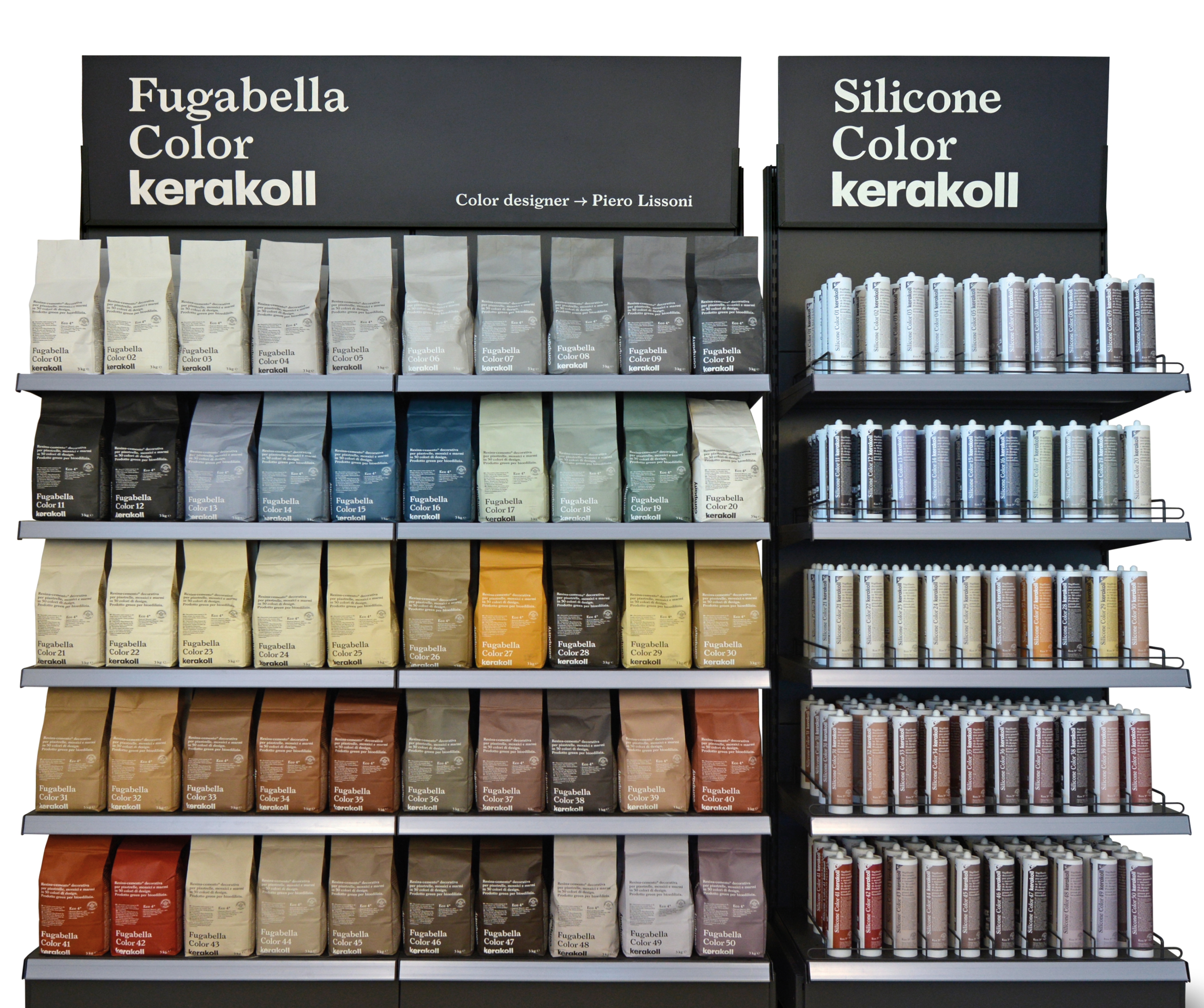 Fugabella Color, la junta híbrida de nueva generación en 50 colores