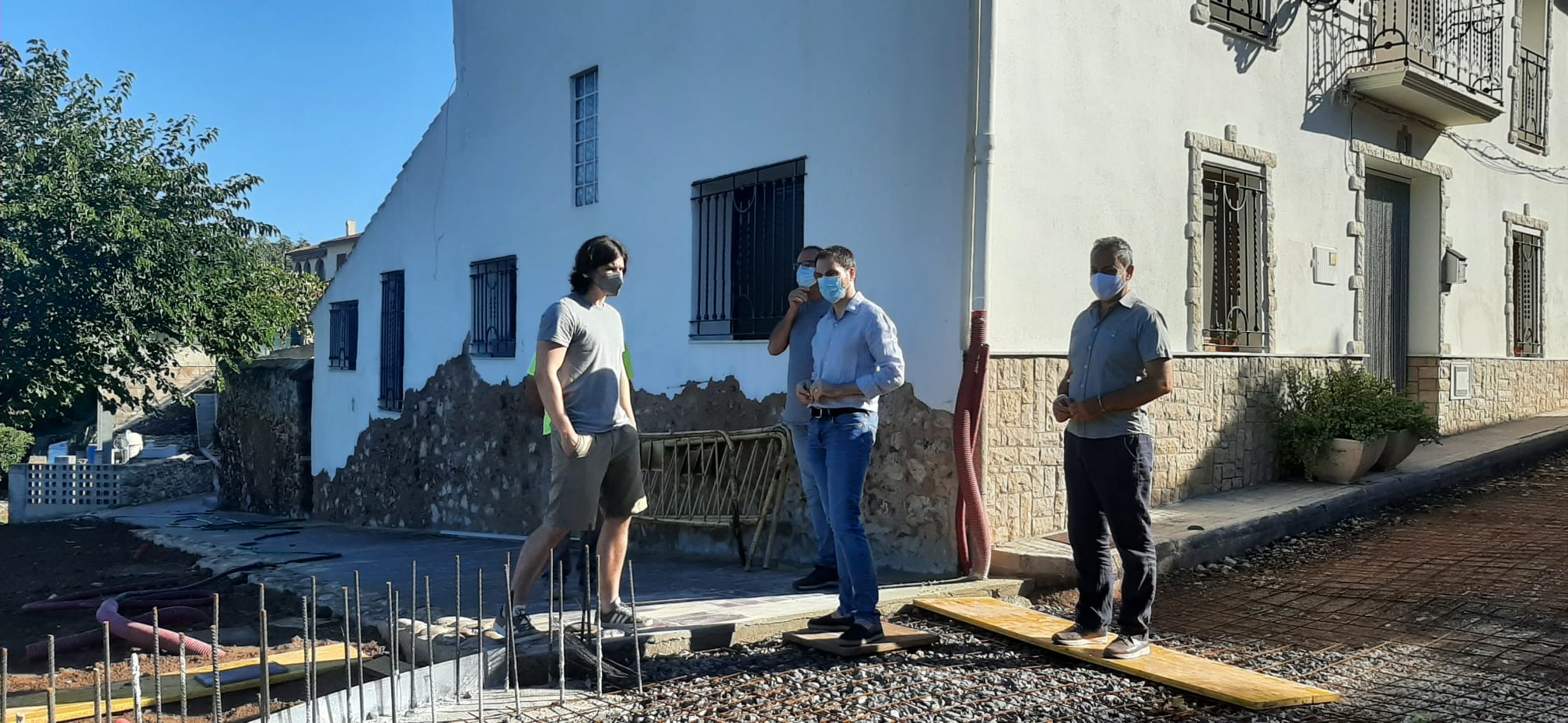 Las obras del concurso de regeneración urbana de la Diputación avanzan en Sot de Ferrer