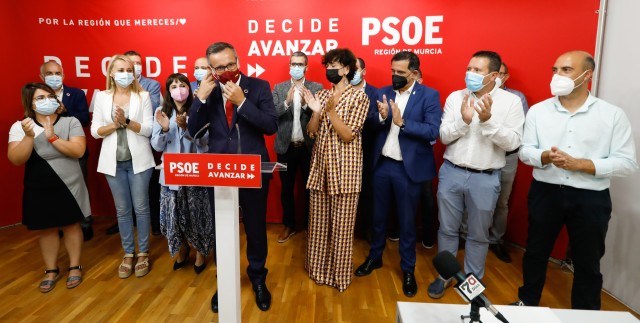 El PSOE elige a sus 32 delegados murcianos para el congreso federal de Valencia, con Conesa al frente