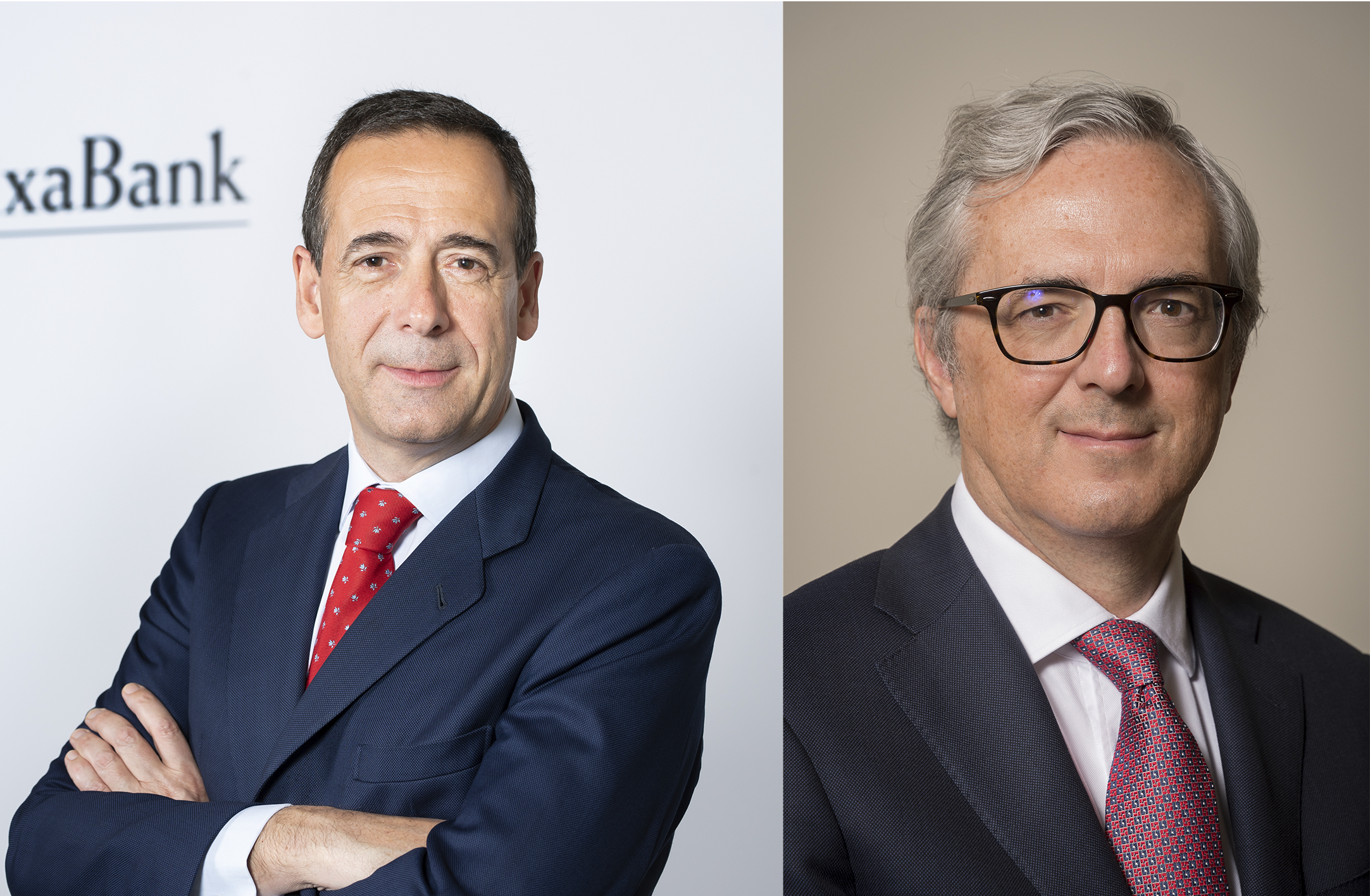 Gonzalo Gortázar (izquierda) y Javier Pano (Foto: CaixaBank)  - 