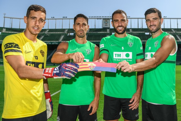 Gonzalo Verdú, Badía, Fidel y Barragán, capitanes del Elche esta temporada
