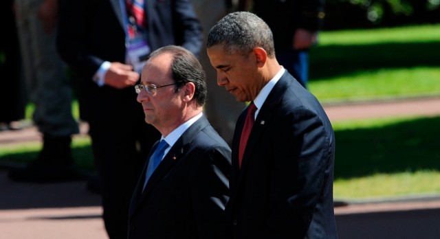 Hollande viaja a Estados Unidos en busca de una coalición contra el Estado Islámico