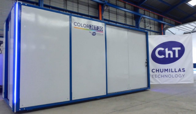 Chumillas instala la tecnología Colorjet20 en la línea de producción de Halcón Cerámicas