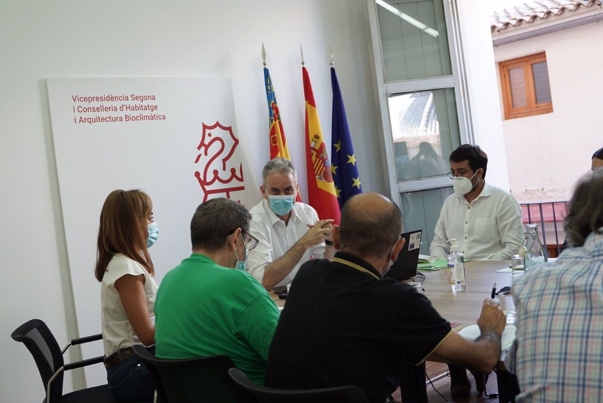 Illueca se reúne con la PAH y reclama que la Ley de Vivienda dé una protección 