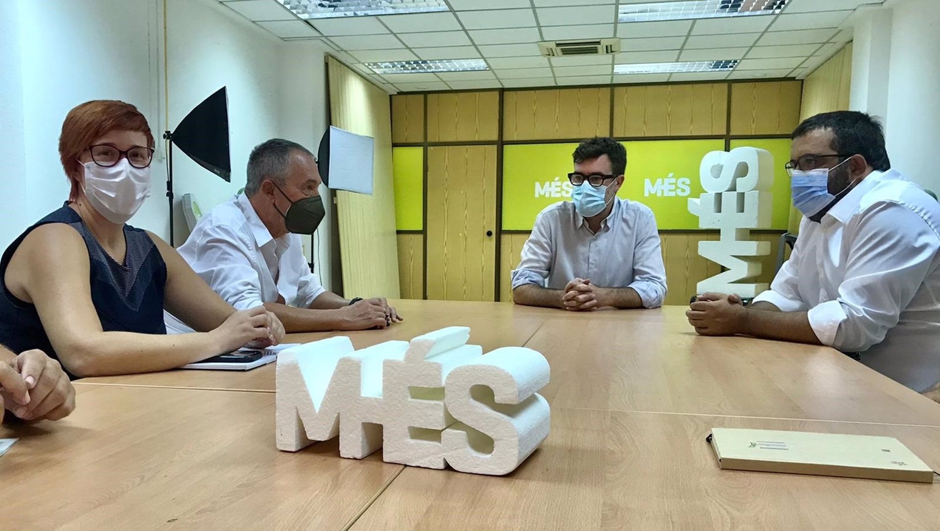 Més y Compromís anuncian iniciativas conjuntas para corregir la infrafinanciación de la Comunitat y Baleares