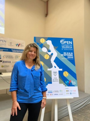 Ana Salas: “Trabajamos para presentar a las tenistas y a la ciudad de Valencia el mejor escenario”