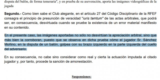 Competición desestima las alegaciones del Hércules y Pedro Sánchez se perderá el partido del sábado