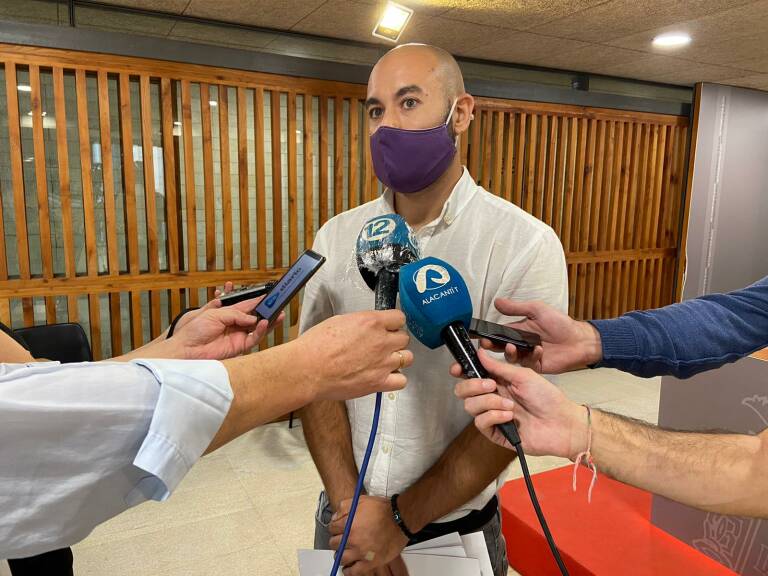 El portavoz de Unides Podem en Alicante, Xavier López. - 