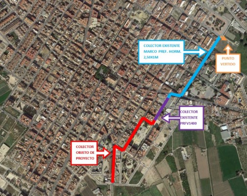 Agricultura licita las obras del colector de pluviales de Almoradí cuatro años después de redactar el proyecto