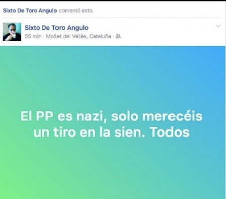 Denuncian al candidato de Compromís de Tibi que dijo que el PP es 