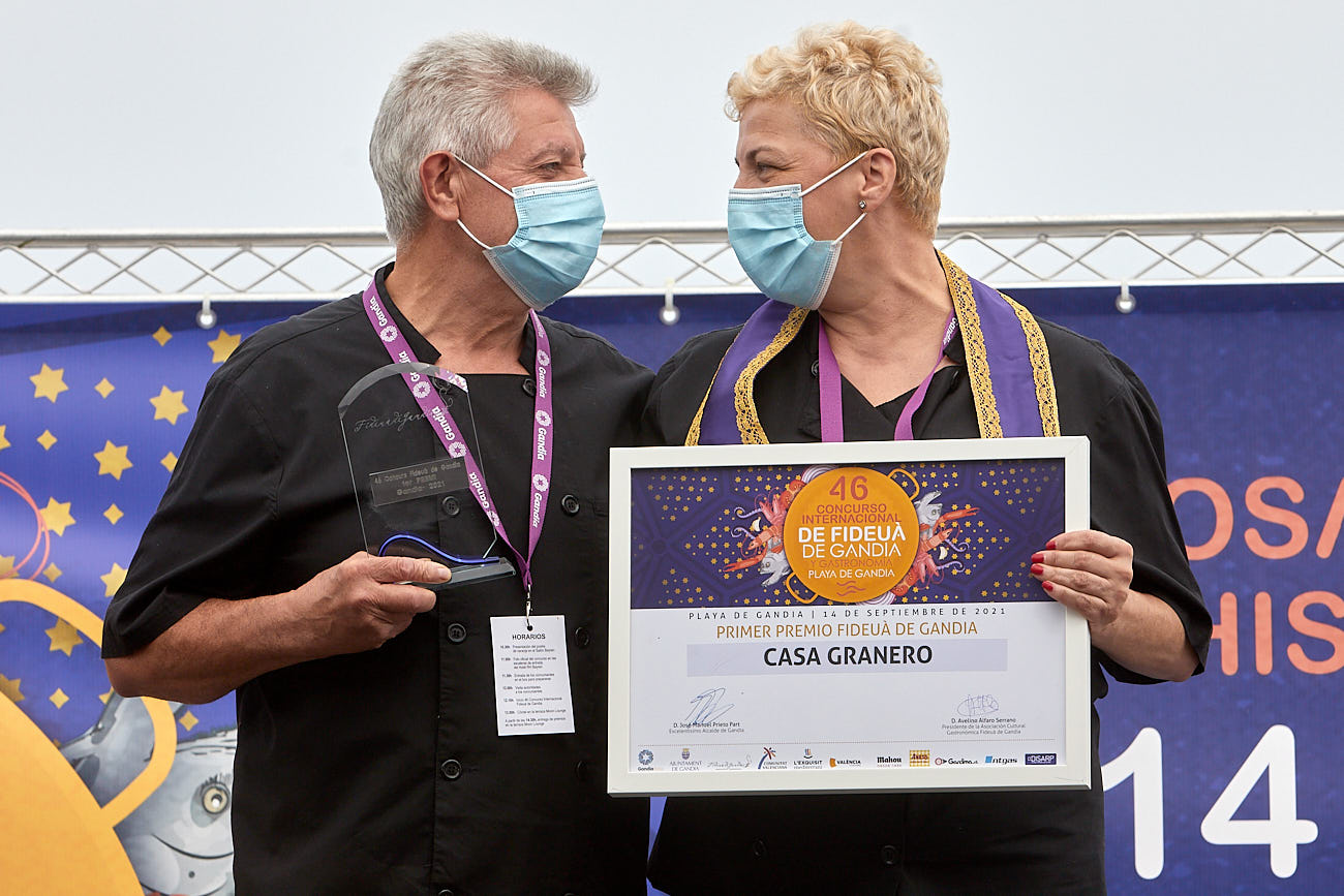 Casa Granero vuelve a reinar en el Concurso Internacional de Fideuà de Gandia
 