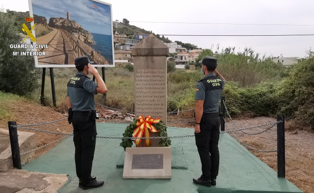 Castellón recuerda a Pedro Ortega y Antonio Giménez, los primeros guardias civiles fallecidos en acto de servicio
