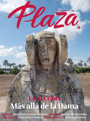 El presente y futuro del yacimiento de La Alcudia, portada de la revista Plaza