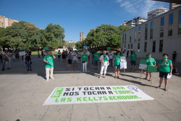 Las Kellys se concentrarán el 27 de septiembre en Benidorm por la mejora del convenio de hostelería