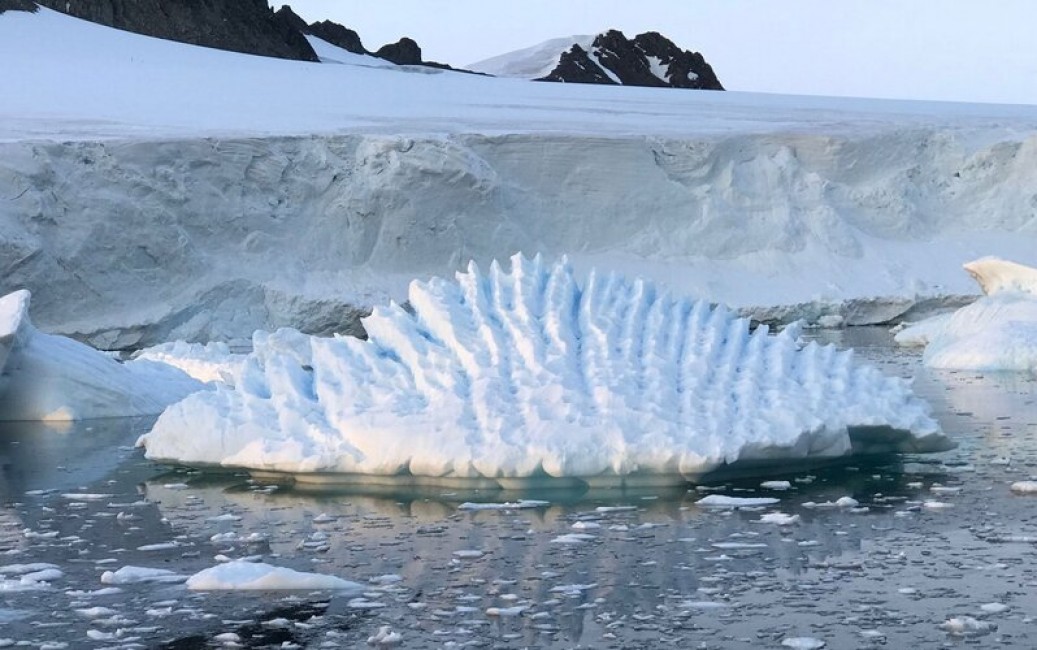Una sábana del hielo en el Antártico.FOTO:ESA  - 