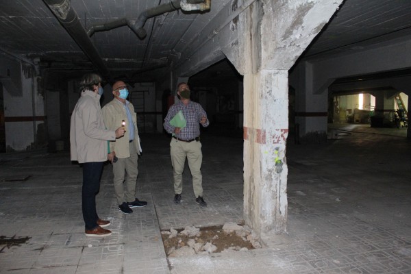 Construcciones María García adaptará el sótano del mercado Santa Florentina para un parking