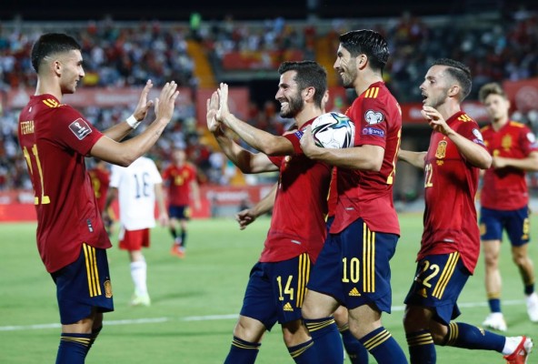 Jugadores valencianos marcaron 6 de los 7 goles de España en la ventana FIFA
