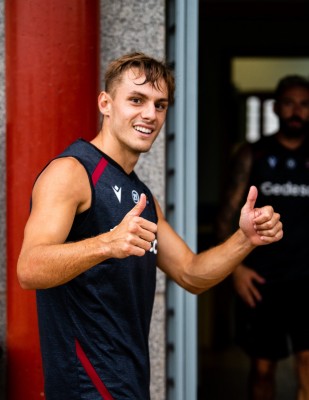 Dani Gómez, el posible sustituto de De Frutos ante el Rayo Vallecano 