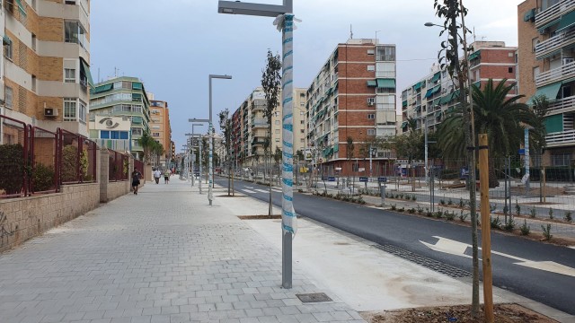 Alicante abre parcialmente la avenida de Padre Esplá tras ocho meses de obras