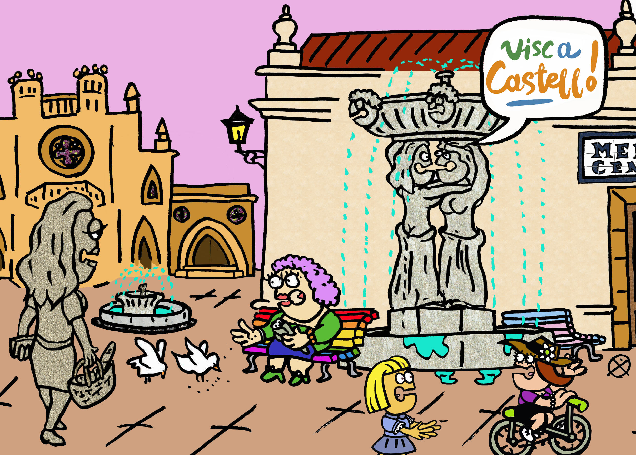 Castelló se ilustra a través de las viñetas de Xipell 