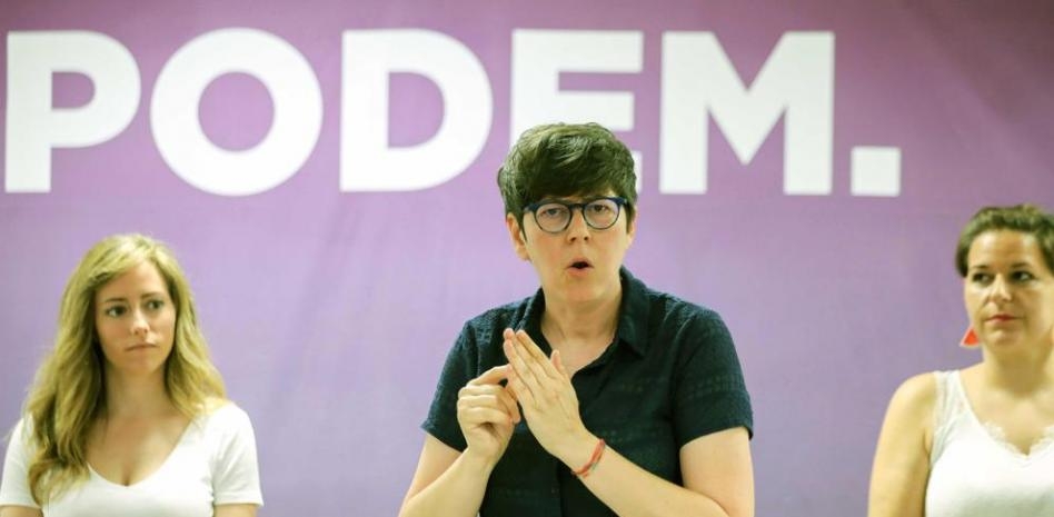 La líder de Podem, Pilar Lima. Foto: EFE - 