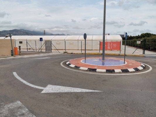El hospital de campaña ya no tiene actividad ni conexión con el General