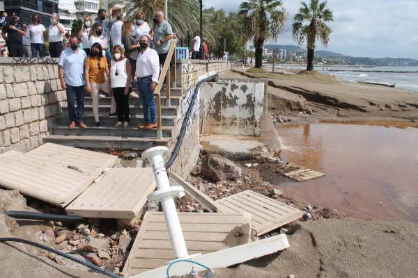 Benicàssim eleva ya a tres millones de euros los daños del último temporal