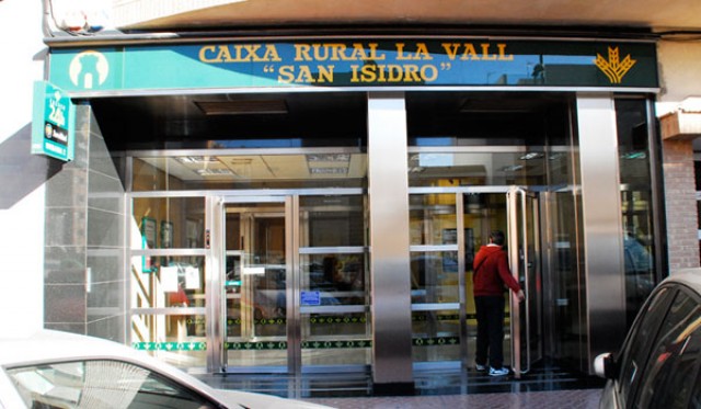 Las cajas rurales de la Comunitat Valenciana reducen un 12% su beneficio conjunto