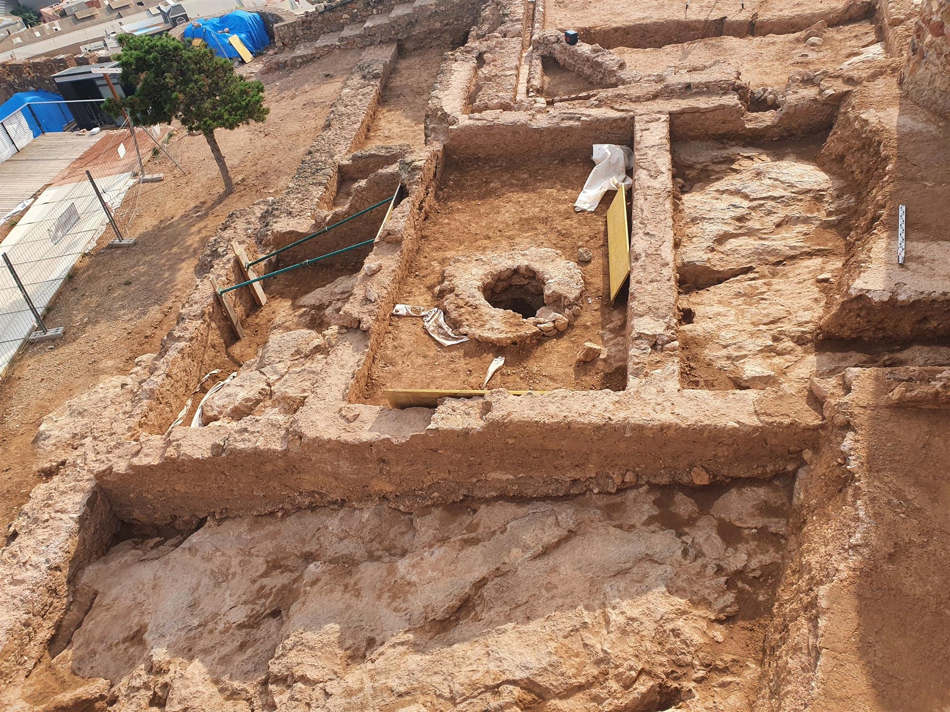 Descubren un patio andalusí en el Castillo de Onda