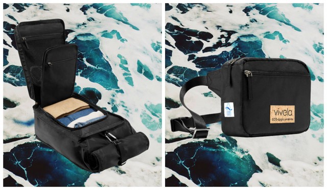 La 'startup' de la UMH Vívela crea una riñonera y una mochila con plástico reciclado desde el mar