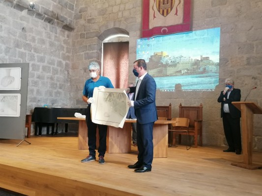 El Ayuntamiento adquiere un mapa y un plano de Peñíscola elaborado por ingenieros de Napoleón