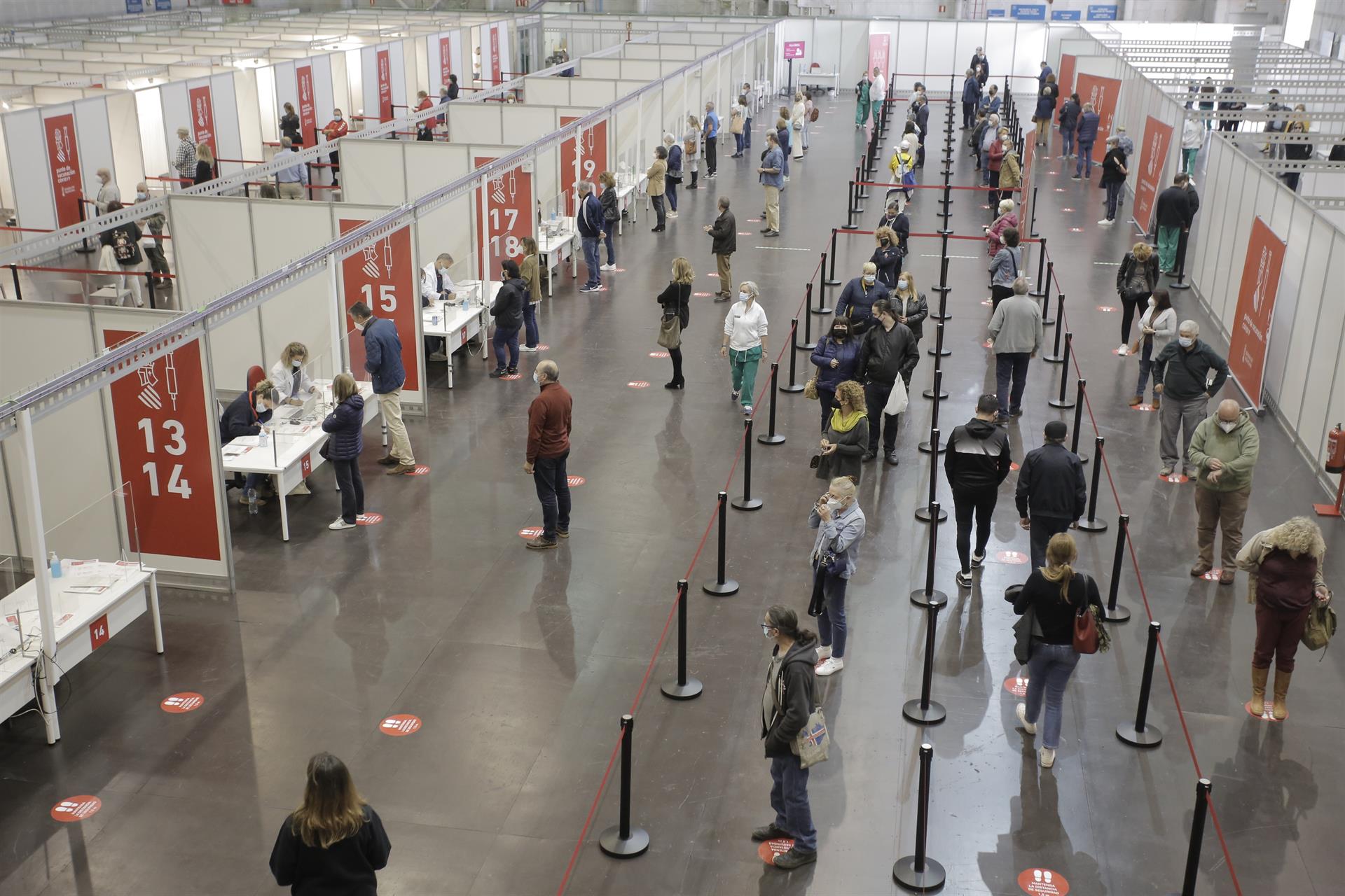 Sanidad inicia este martes la inmunización sin cita en los 133 vacunódromos