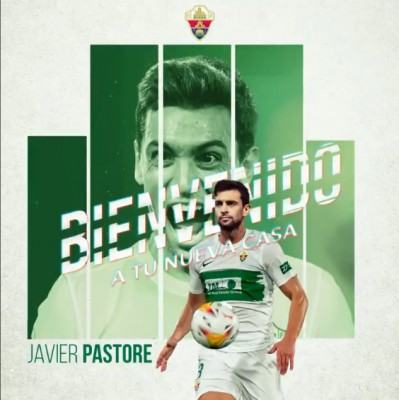 El Elche anuncia el fichaje del centrocampista argentino Pastore