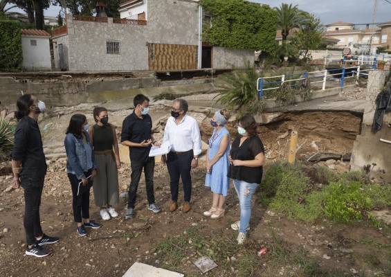 Diputación prepara una declaración para acelerar las ayudas a Benicàssim y Vinaròs por las lluvias