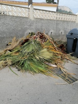 Calp endurece las sanciones a quienes abandonen restos de poda y escombros en vertederos ilegales