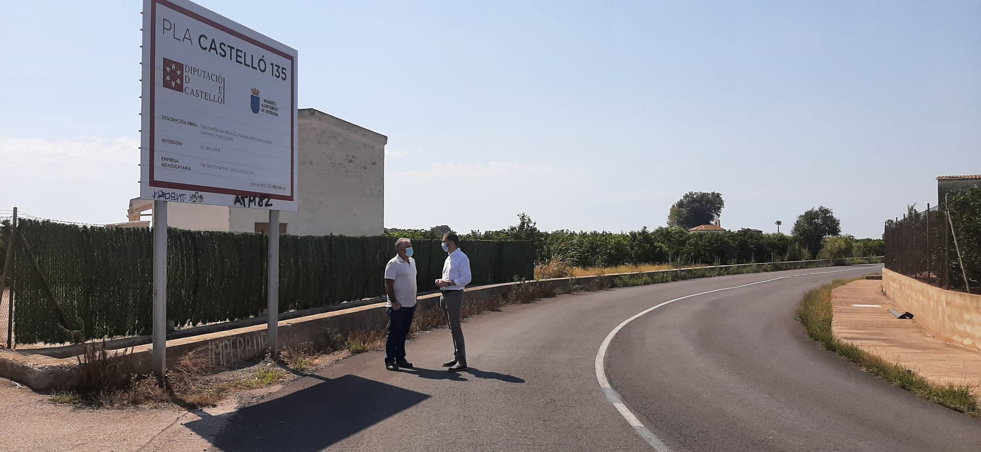 Diputación invierte 100.000 euros en adecuar un aparcamiento y varios viales de Burriana