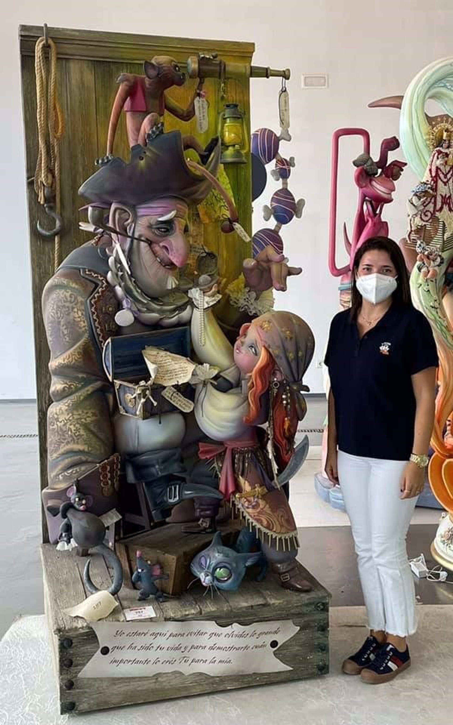 Ninot dedicado al alzhéimer en L'Antiga. Foto: AFAV - 