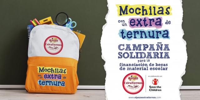 El Pozo Extratiernos inicia la campaña solidaria 'Mochilas con un Extra de Ternura'