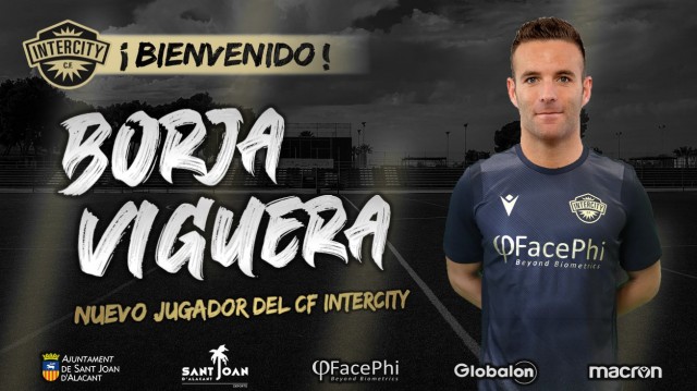 El Intercity ficha al delantero centro Borja Viguera
