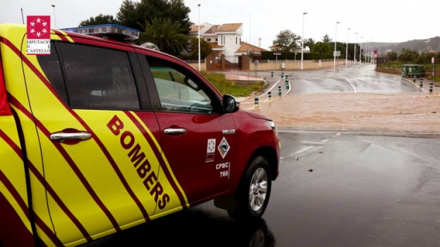 Las tormentas dejan hasta 57 l/m2 tras desplazarse con rapidez del interior a la costa de la Comunitat