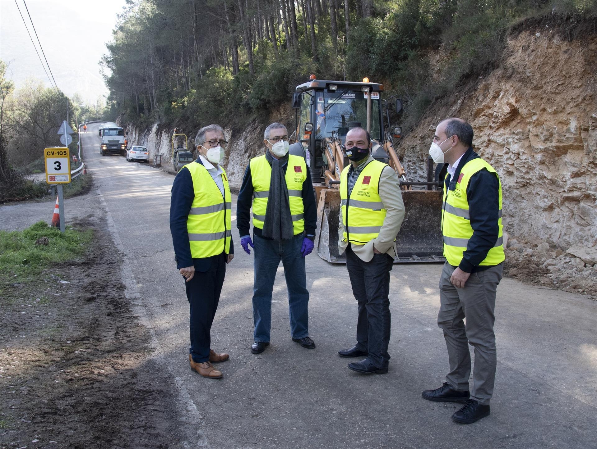 Diputación invierte 10,4 millones de euros en mejorar la seguridad vial de carreteras y pistas