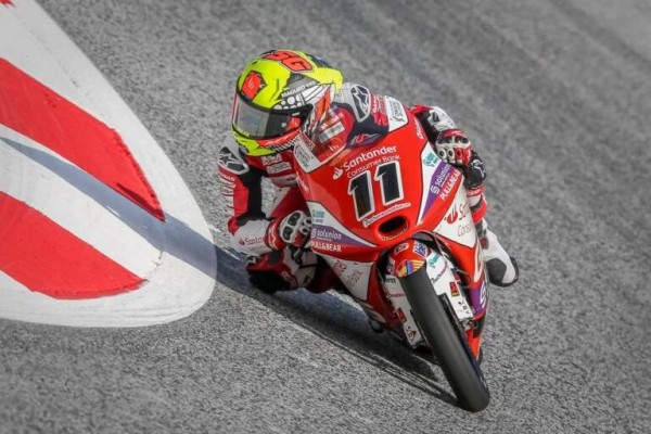 Sergio García Dols, decimosexto en el Gran Premio de Gran Bretaña de Moto3