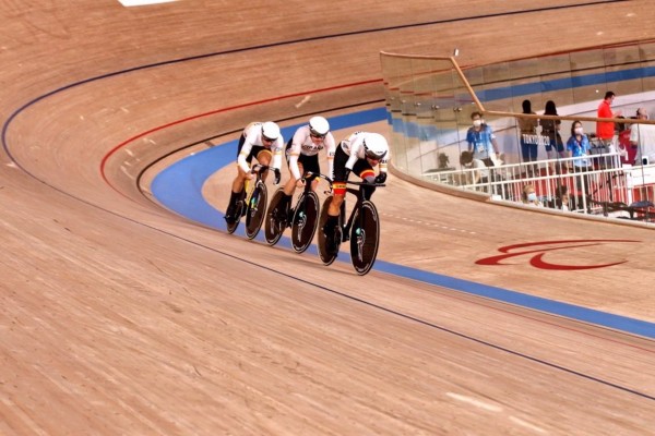 España se cuelga el bronce en la Velocidad por equipos de ciclismo en pista

