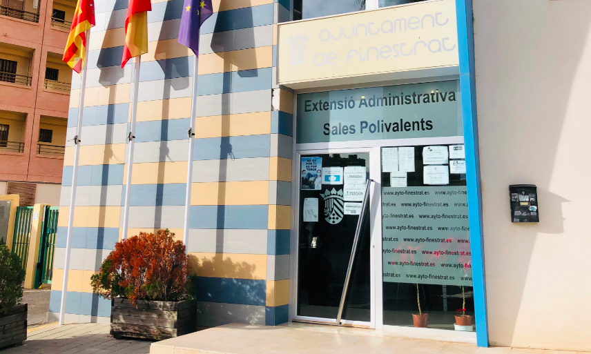 Finestrat cierra su Extensión Administrativa de la Cala desde el 31 de agosto por reformas