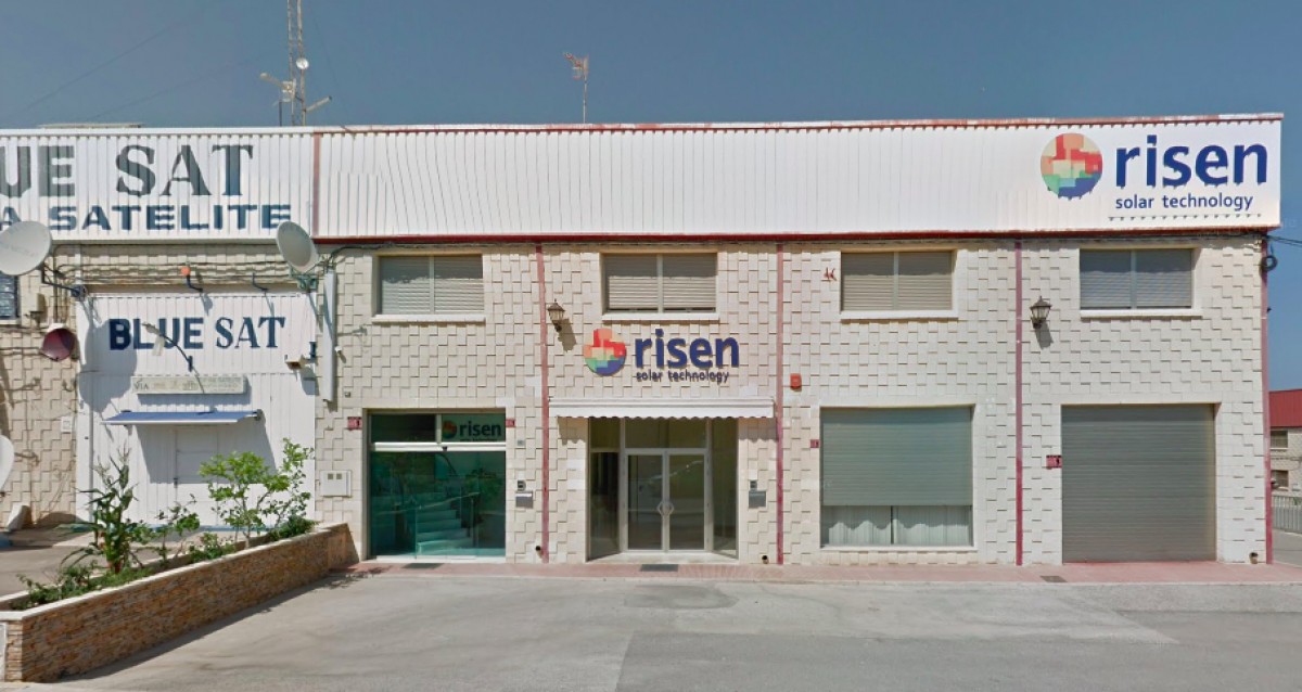 Sede de Risen Energy en El Campello, donde se instaló en enero de 2020. Foto: GOOGLE MAPS - 