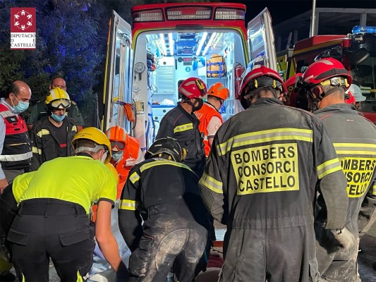 Sale de la UCI el joven rescatado con vida en Peñíscola, que evoluciona satisfactoriamente