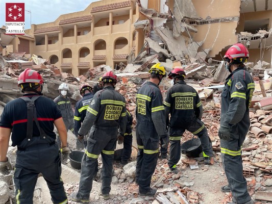 Localizan el cadáver de la mujer desaparecida entre los escombros de Peñíscola