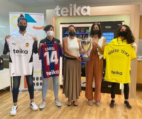 El primer trofeo Teika de fútbol enfrenta a los tres equipos valencianos de la Liga Ellas   