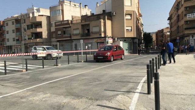 Santiago el Mayor cumple un mes 'abierto' al resto de Murcia tras el fin del soterramiento